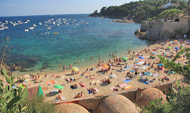 Platja del Port Pelegrí, Calella de Palafrugell